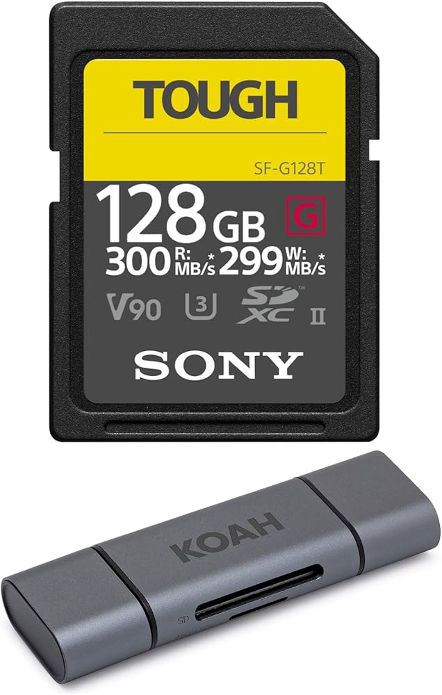 Amazon.com: Sony 128GB UHS-II Tough G-Series SD Card and 2-in-1
