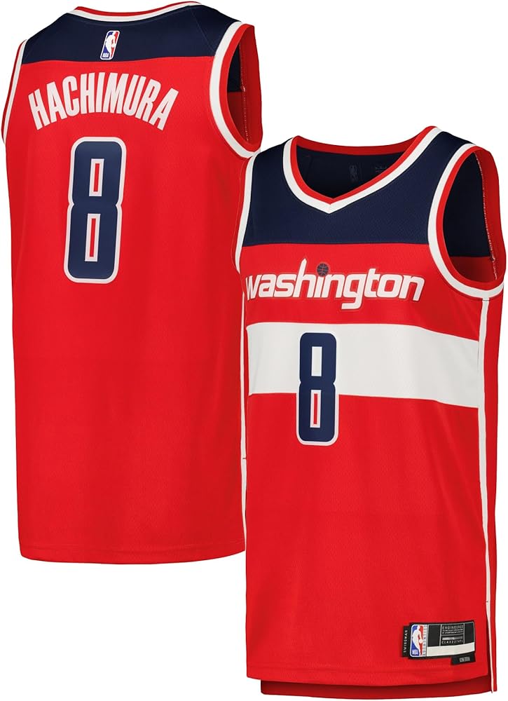 Amazon.com: Outerstuff Rui Hachimura Washington Wizards NBA Red #8