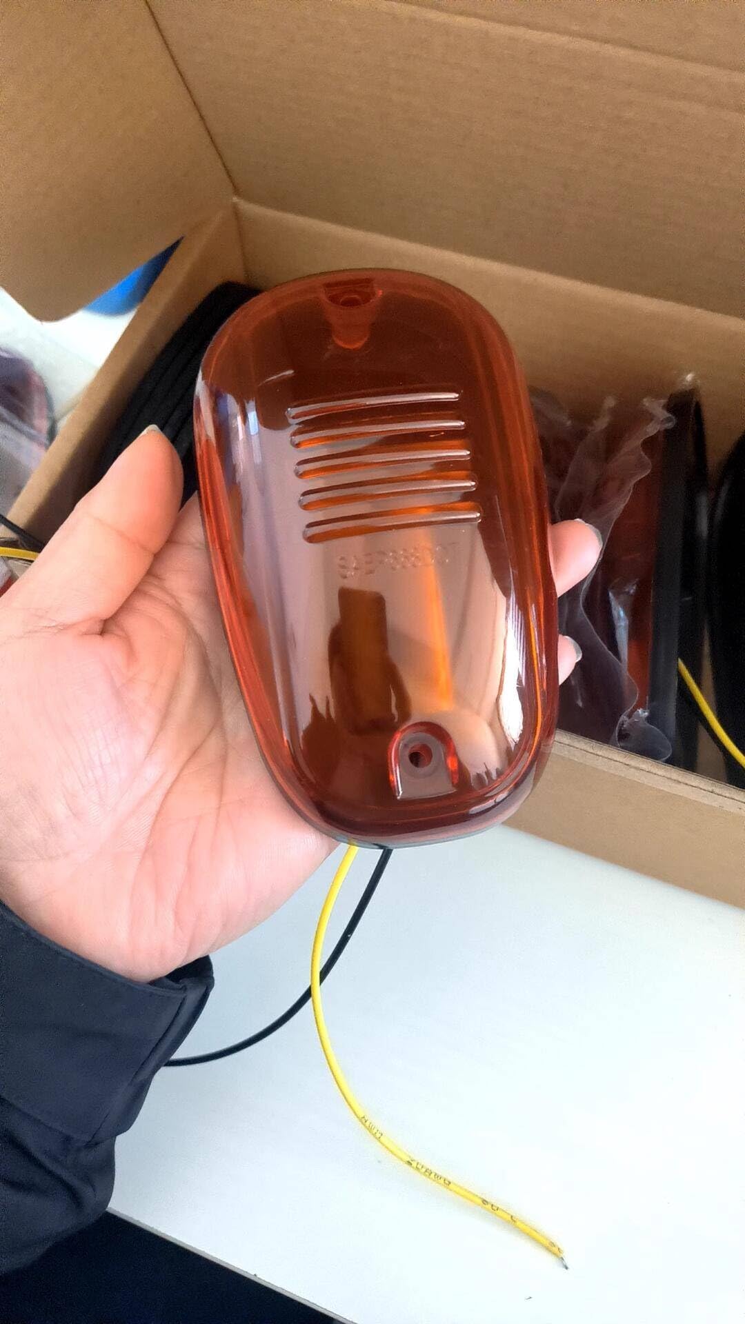 Amazon | 汎用 LED ルーフマーカー オレンジ アンバー デューリー