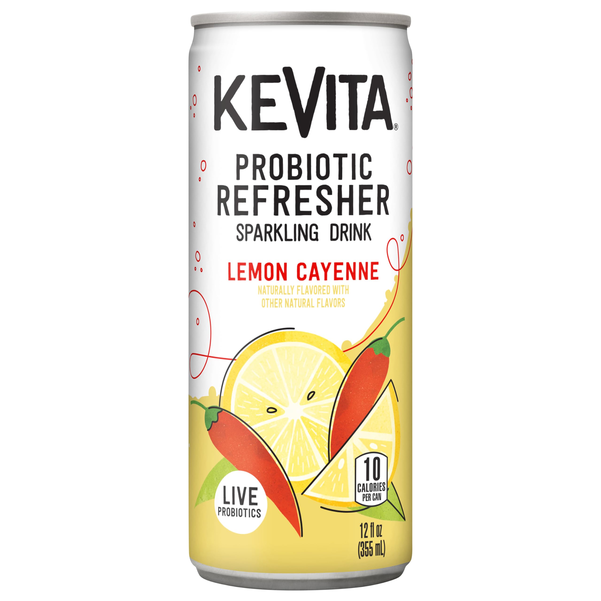 Amazon.com: KeVita Probiotic Refresher Sparkling Drink, Organic
