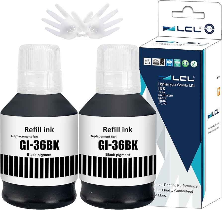 Amazon.co.jp: LCL Canon用 キャノン用 GI36 GI-36 BK GI-36BK (2