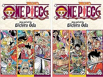 One Piece 3-in-1 Edition 12-book Manga Set 21-32: Vol. 61-96 by