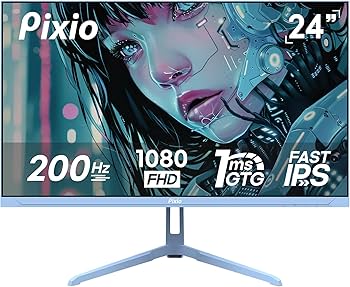 Amazon.com: Pixio PX248 Wave Blue 24 inch 200Hz Refresh Rate FHD