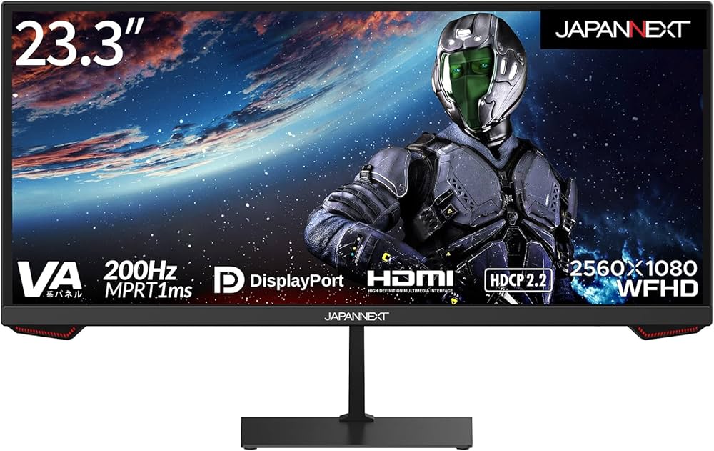Amazon.co.jp: JAPANNEXT 23.3インチ ゲーミングモニター 200Hz 1ms