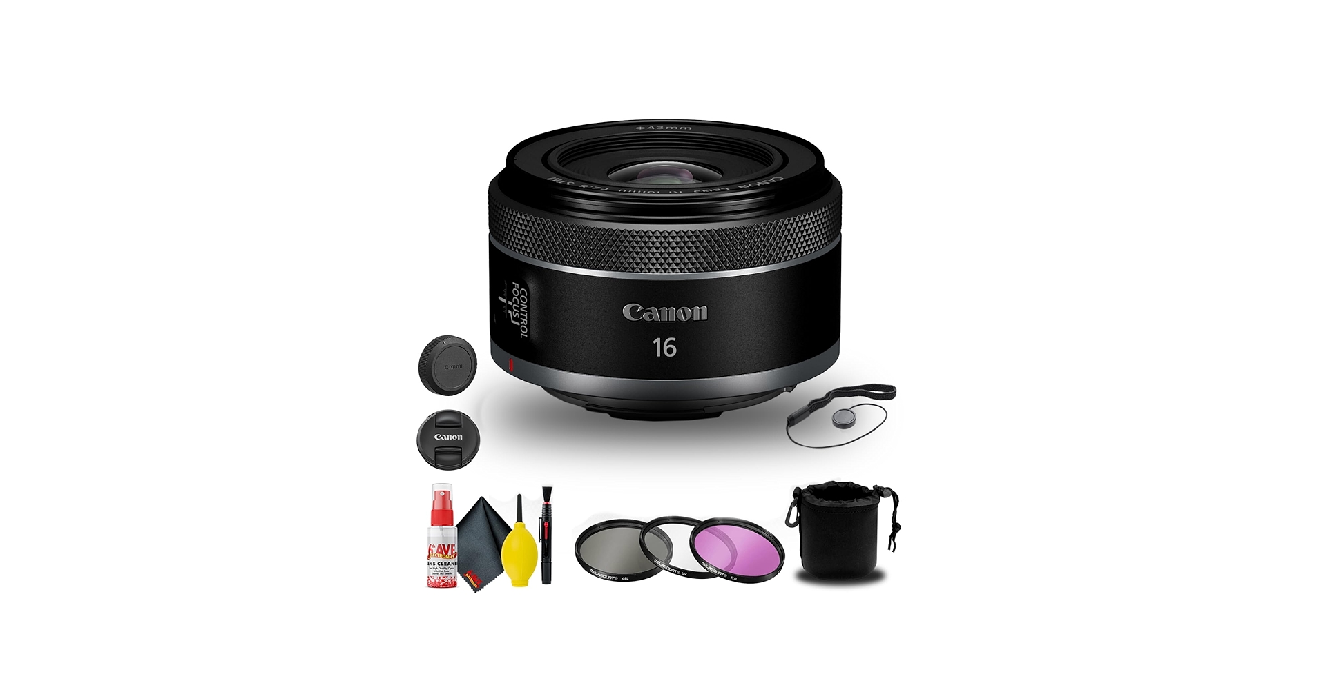 Amazon.com : Canon RF 16mm f/2.8 STM Lens (5051C002) + Filter Kit