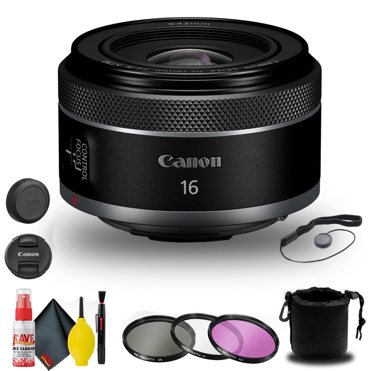 Amazon.com : Canon RF 16mm f/2.8 STM Lens (5051C002) + Filter Kit