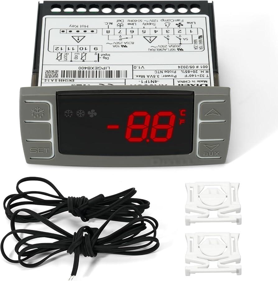 Amazon.com: VORGENS Fit for Dixell XR06CX-4N1F1 Temperature