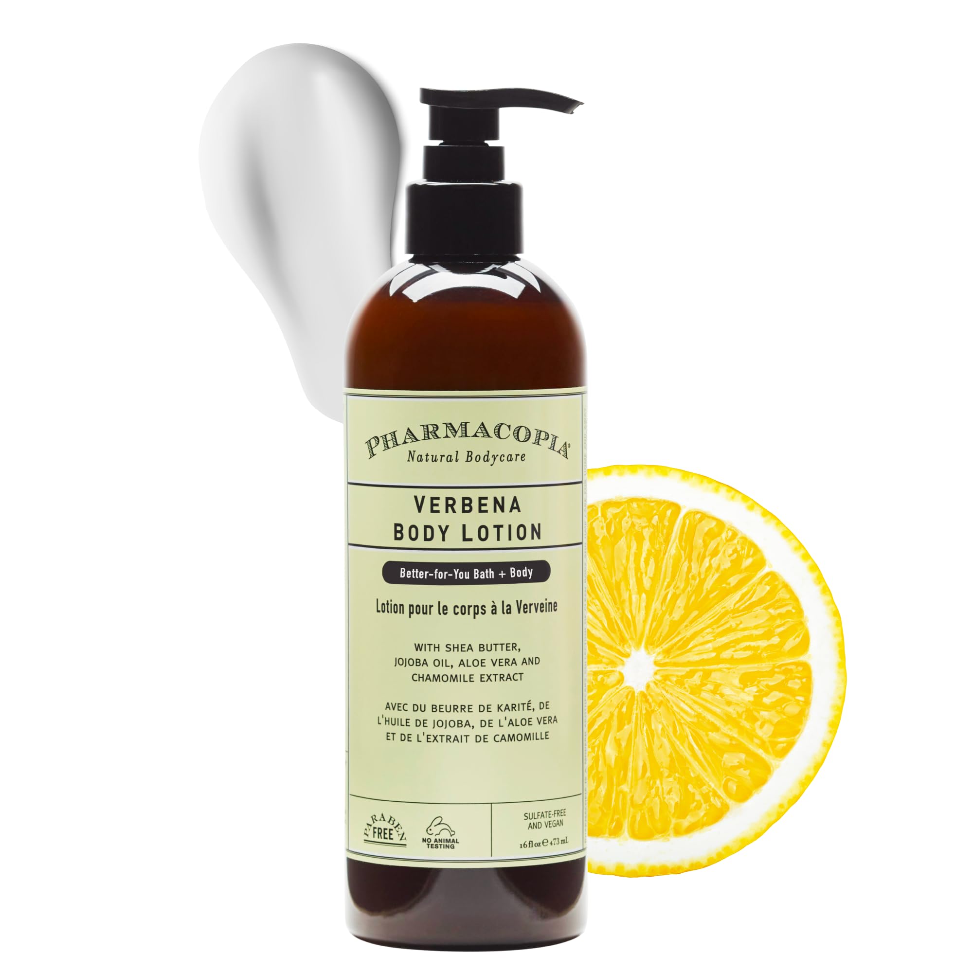 Amazon.com : Pharmacopia Verbena Body Lotion - Hydrating Natural