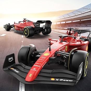 Amazon.com: RASTAR Ferrari F1-75 Model RC Car, 1/18 Scale 2022