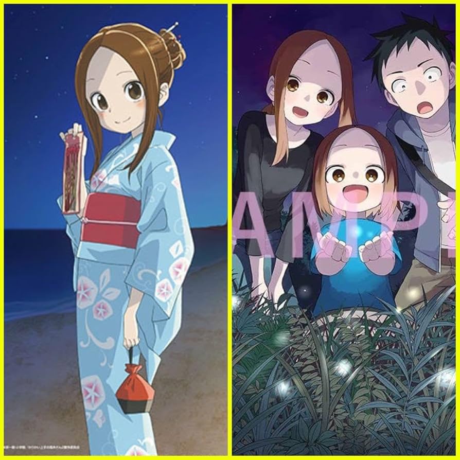 Amazon.co.jp: からかい上手の高木さん 夏祭り 日本製！ タペストリー