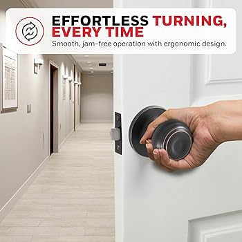Honeywell Safes & Door Locks - Classic Passage Door Knob Interior