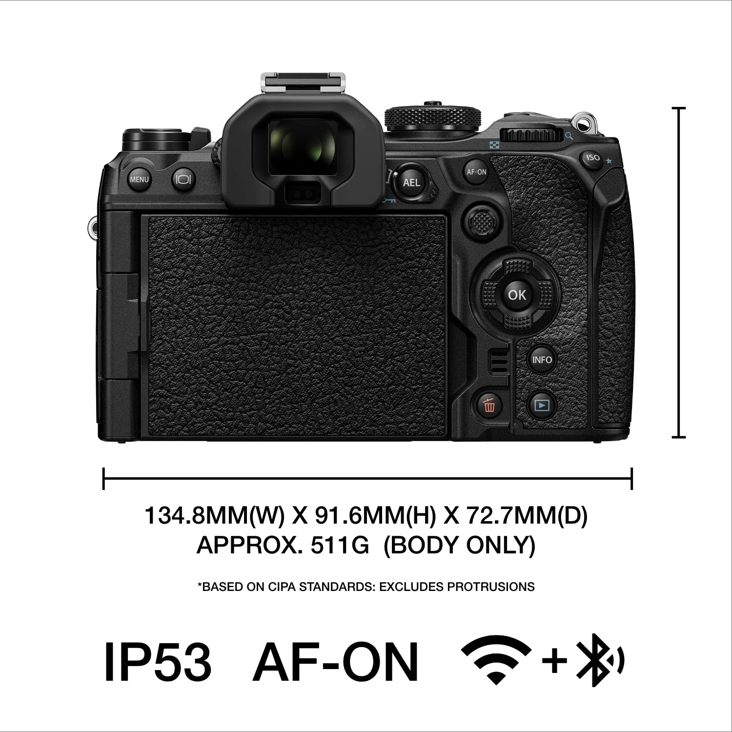 Amazon.com : Olympus OM System OM-1 Camera Body, Black (Renewed