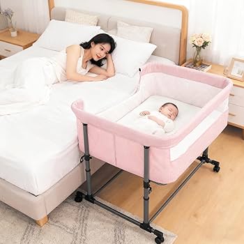 Amazon.co.jp: MTWML ツインベビーベッド 双子用ポータブルクレードル