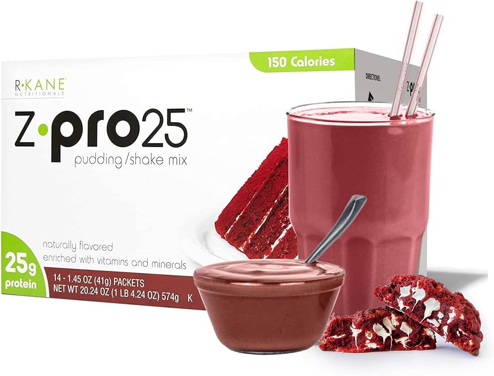 Amazon.com: R-Kane Nutritionals Z-Pro Red Velvet Protein Drink Mix