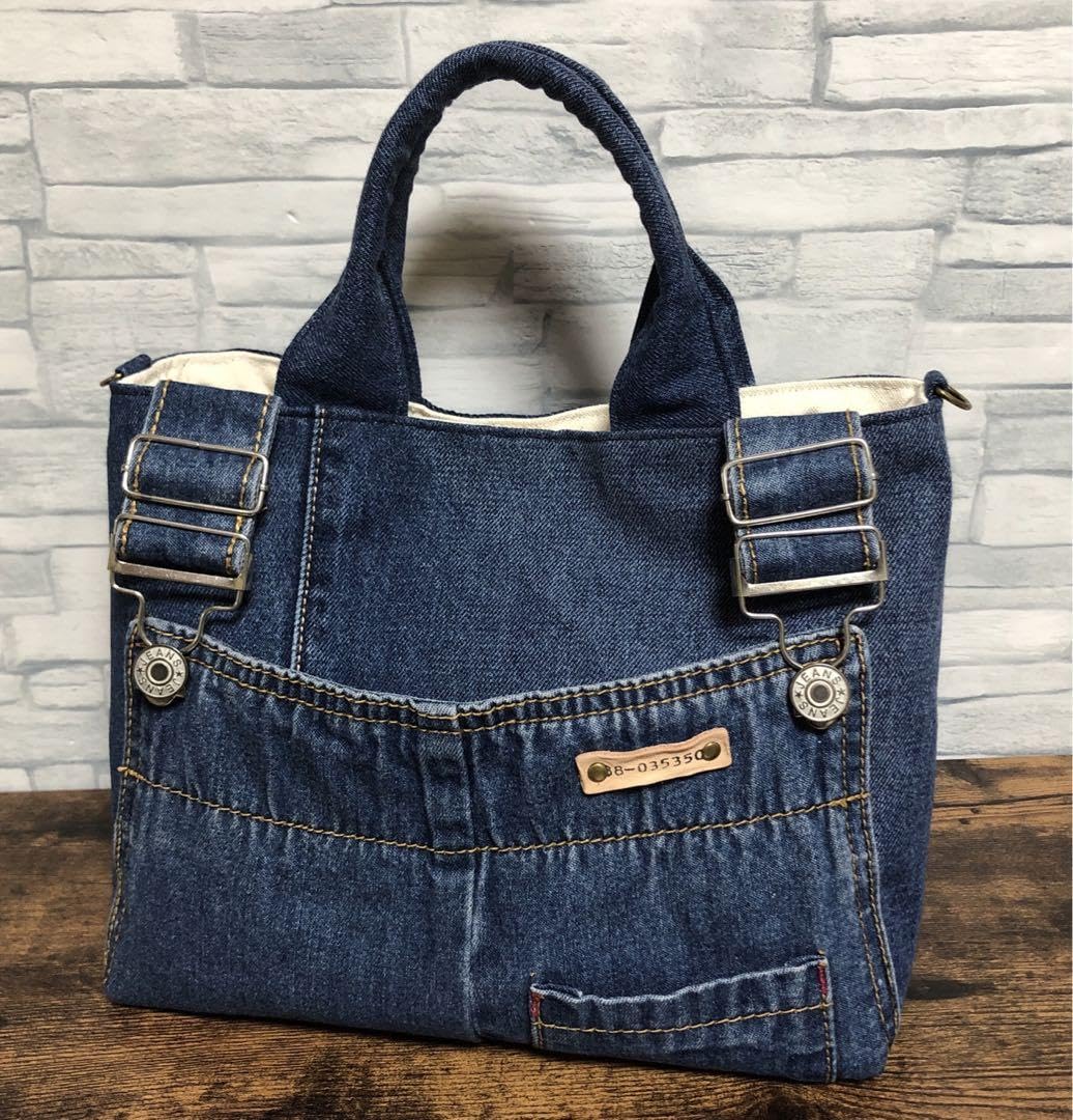 Amazon.co.jp: デニムリメイクオーバーオールトートバッグ : 文房具