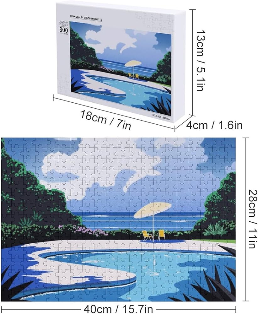 Amazon.co.jp: パズル 永井博イラスト作品 ジグソーパズル 300ピース