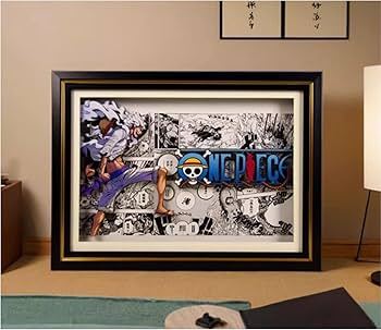 Amazon.co.jp: [SHAPLE] ONE PIECE 周辺 ワンピース 3D 立体画 掛け絵
