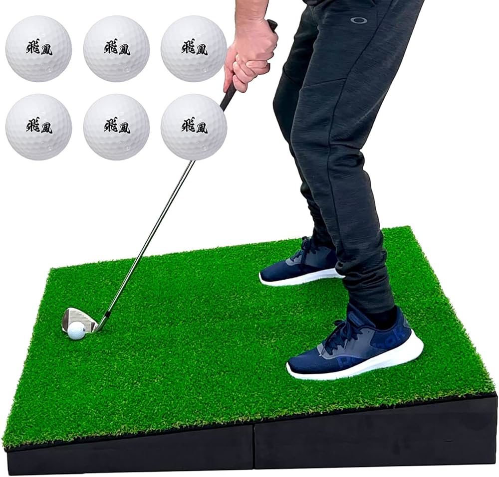 Amazon | Golf Style 傾斜 ゴルフマット 100×100cm PGAプロと共同開発