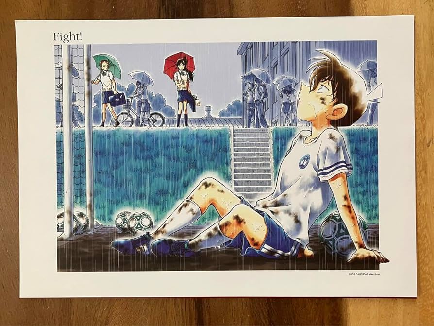 Amazon.co.jp: コナン 工藤新一 怪盗キッド 複製原画柄 カラーイラスト