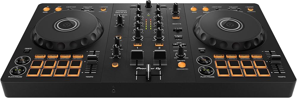 Pioneer DJ DDJ-FLX4 2 Channel - 8 Performance Pads - Rekordbox and