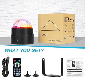 Amazon.co.jp: JYX ミラーボール ディスコライト ステージライト LED