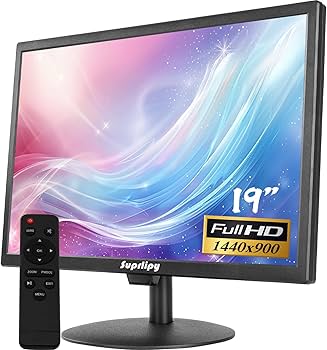Amazon.co.jp: Suprlipy 19インチ FHD 小型液晶ディスプレイモニター