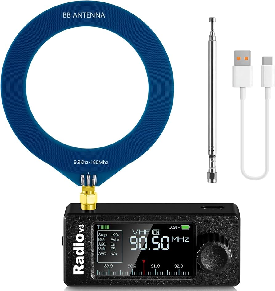 Amazon.co.jp: GOOZEEZOO Si4732 ミニラジオ V3 ポケットラジオ