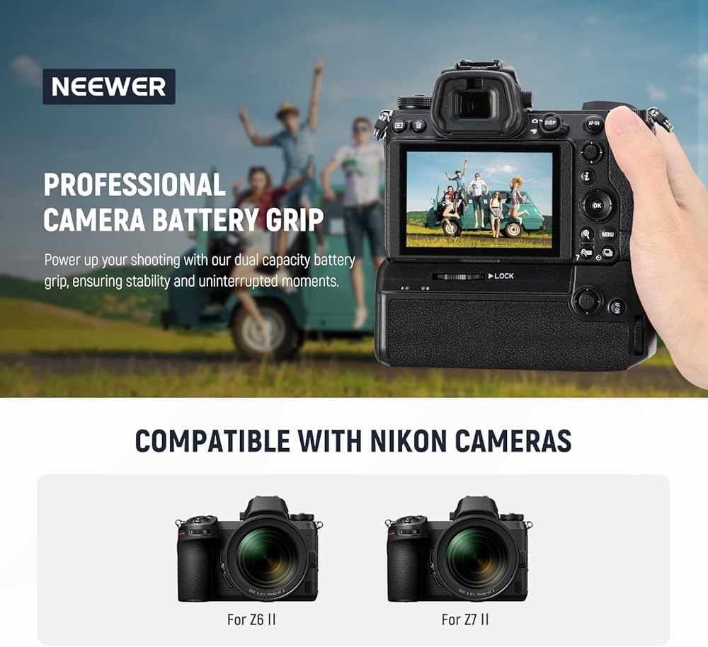 Amazon | NEEWER MB-N11 垂直バッテリーグリップ 2パックEN-EL15c交換