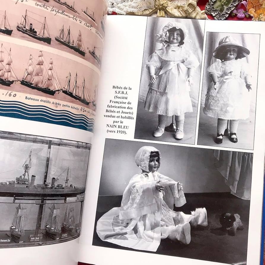 Amazon.co.jp: アンティークおもちゃカタログ 洋書ビスクドール 広告