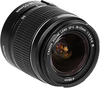 Amazon.com : Canon EF-S 18-55mm F/3.5-5.6 III Zoom Camera Lens