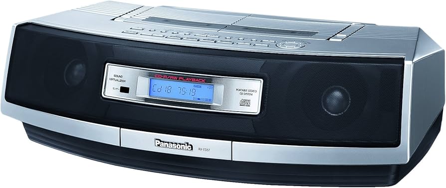 Amazon.co.jp: Panasonic CD Radio Cassette Silver RX-ED57-S