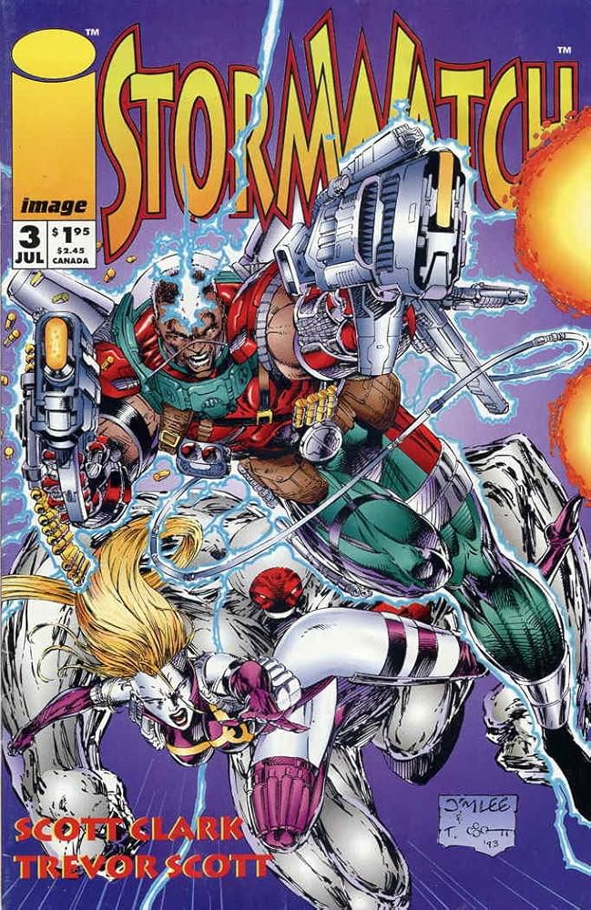 Amazon.com: Stormwatch #3 VF/NM ; Image comic book | Jim Lee - 1st
