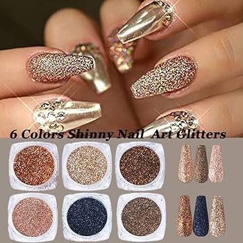 Amazon.co.jp: ネイルパウダー グリッターパウダーセット ネイル