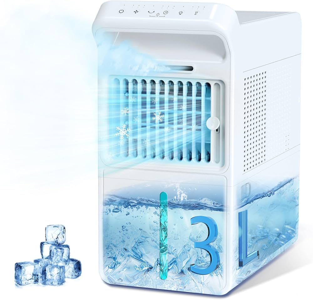 Amazon | Braveby 冷風機 冷風扇「氷霧×爆速冷風、秒で極涼」卓上