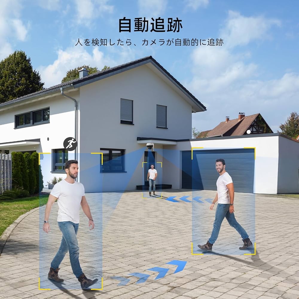 Amazon.co.jp: SV3C 防犯カメラ 屋外 ワイヤレス 800万画素 Wi-Fi 人