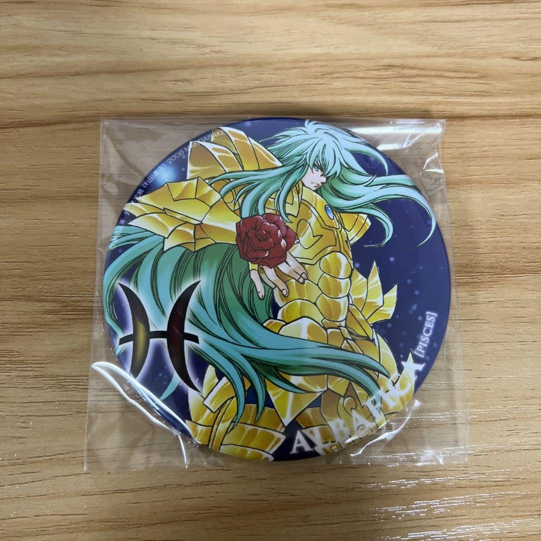 聖闘士星矢THE LOST CANVAS冥王神話外伝 魚座アルバフィカ 缶バッジ 聖