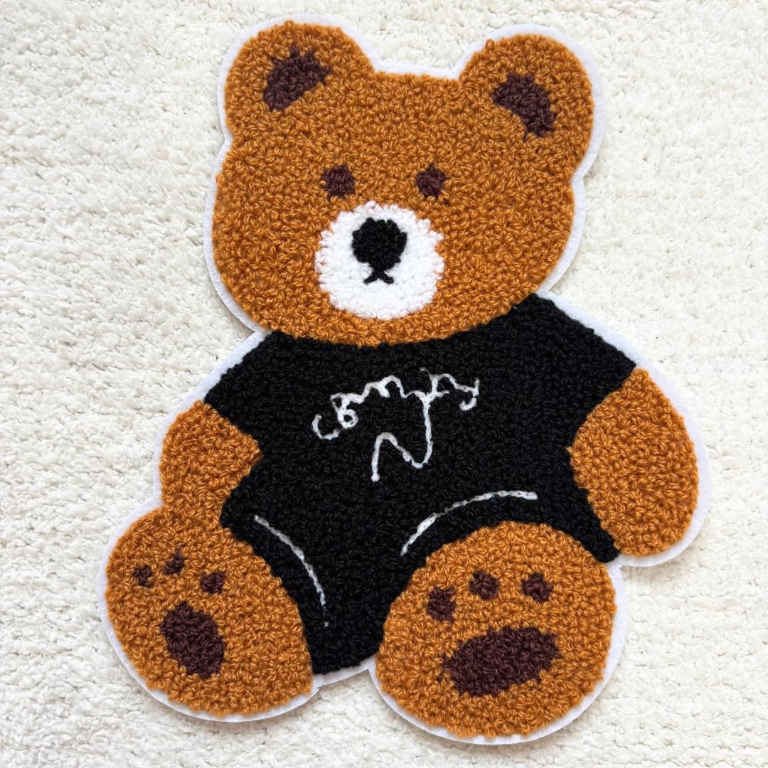 Amazon.co.jp: くま クマ テディベア アニマル ワッペン パイル