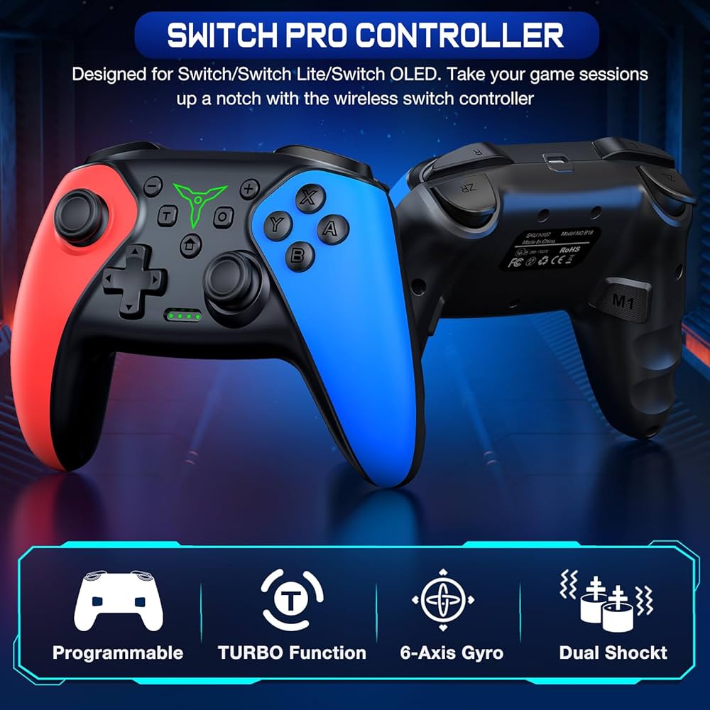 Amazon.com: Wireless Switch Controller for Switch/Lite/OLED/Swicth