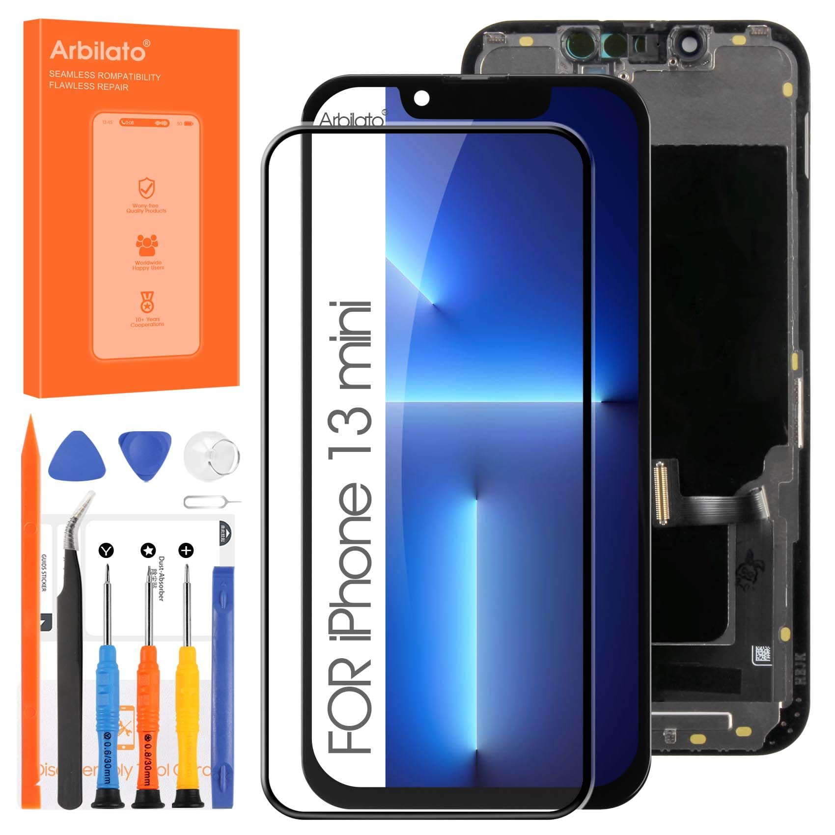 Amazon.co.jp: SRJTEK For iPhone 13 Mini IPS 液晶パネル