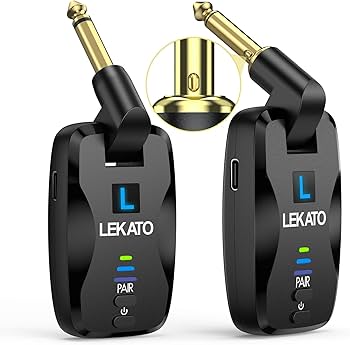 Amazon.com: LEKATO 2.4Ghz Wireless Guitar System Exclusive Mute