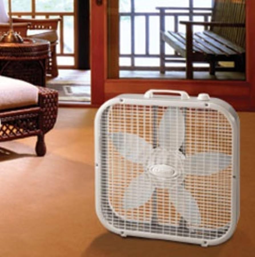 Amazon.com: Lasko Air Circulating Box Fan 3733, White : Home & Kitchen