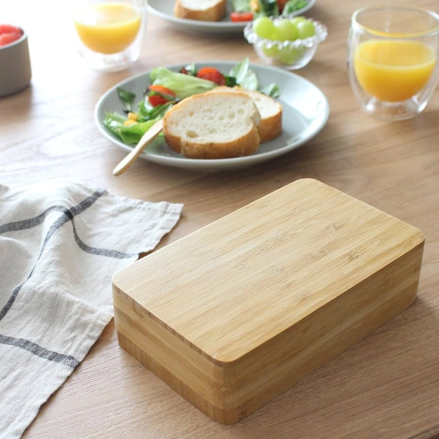 Amazon | 【FSC認証製品】 良木工房(YOSHIKI) 竹製 バターケース