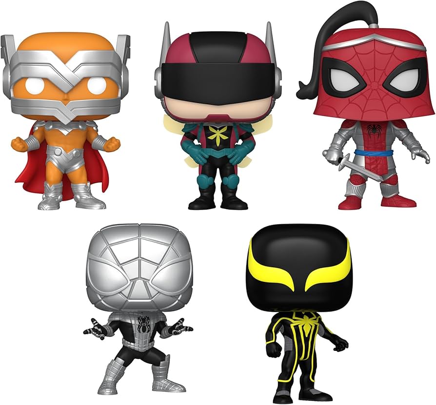 Amazon.com: Funko Pop! Marvel: Spider-Man: Beyond Amazing 5 Pack