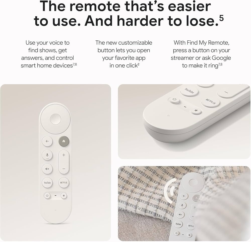 Amazon.com: Google TV Streamer (4K) White 4K Ultra HD 32 GB Wi-Fi