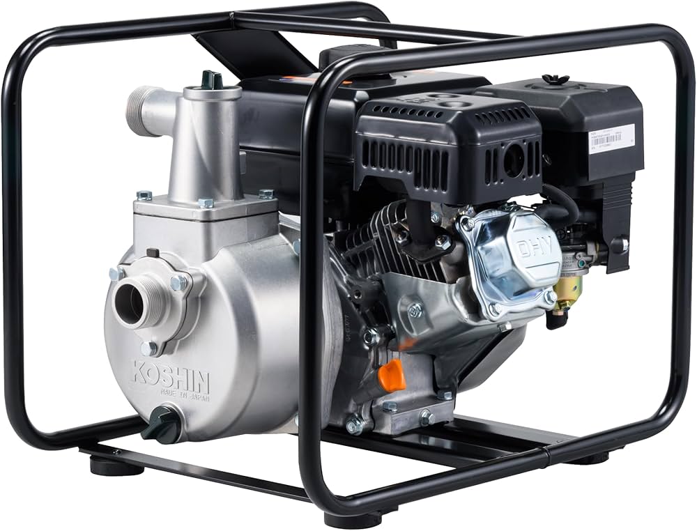 Amazon | 工進(KOSHIN) ハイデルスポンプ SEV-40X 4サイクル エンジン