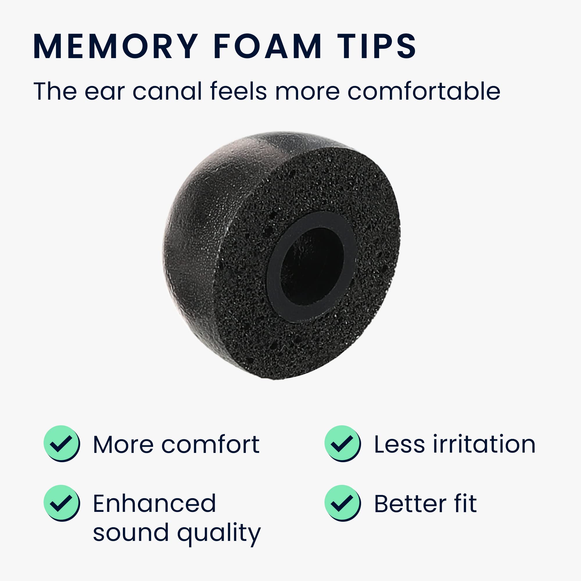 Amazon | kwmobile 6x イヤーチップ Jabra Elite 85t対応 イヤーピース