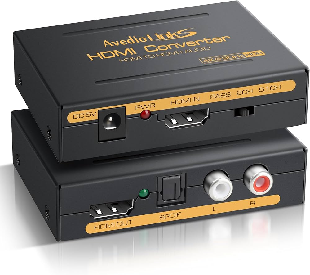 Amazon.com: avedio Links 4K HDMI Audio Extractor Splitter, 1080P