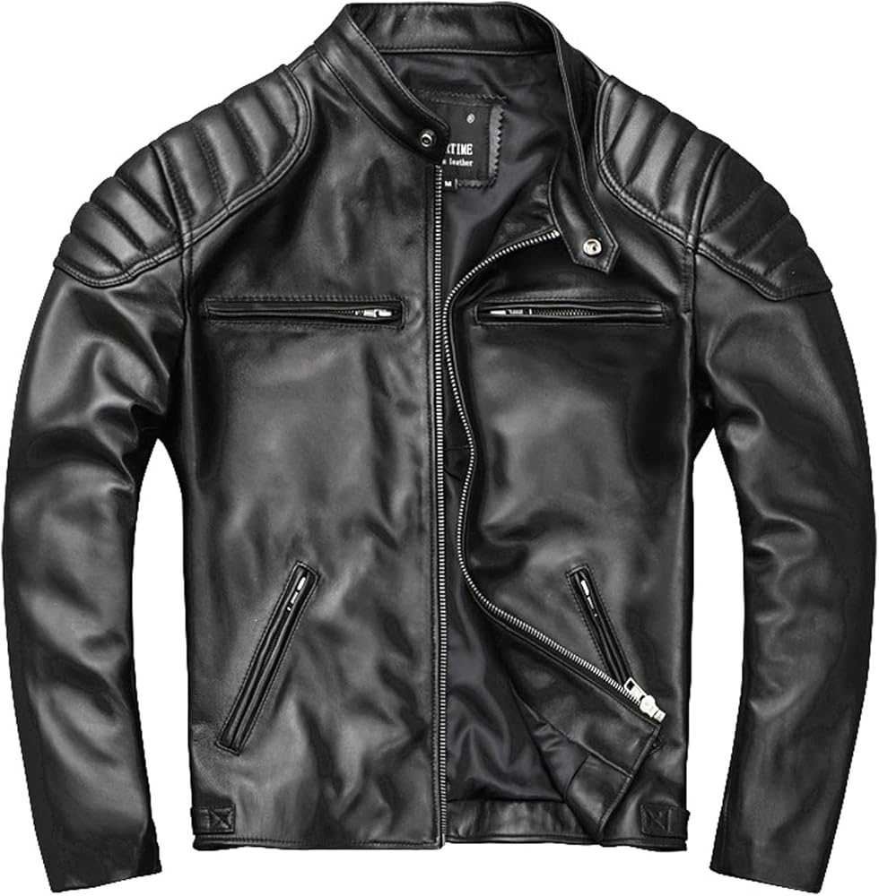 Amazon | [NBLL] 革ジャン メンズ レザージャケット ライダース