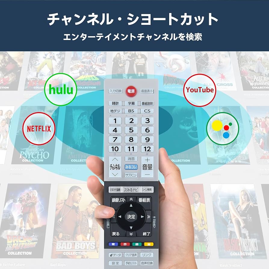 Amazon.co.jp: テレビリモコン CT-90494 for TOSHIBA 東芝リモコン