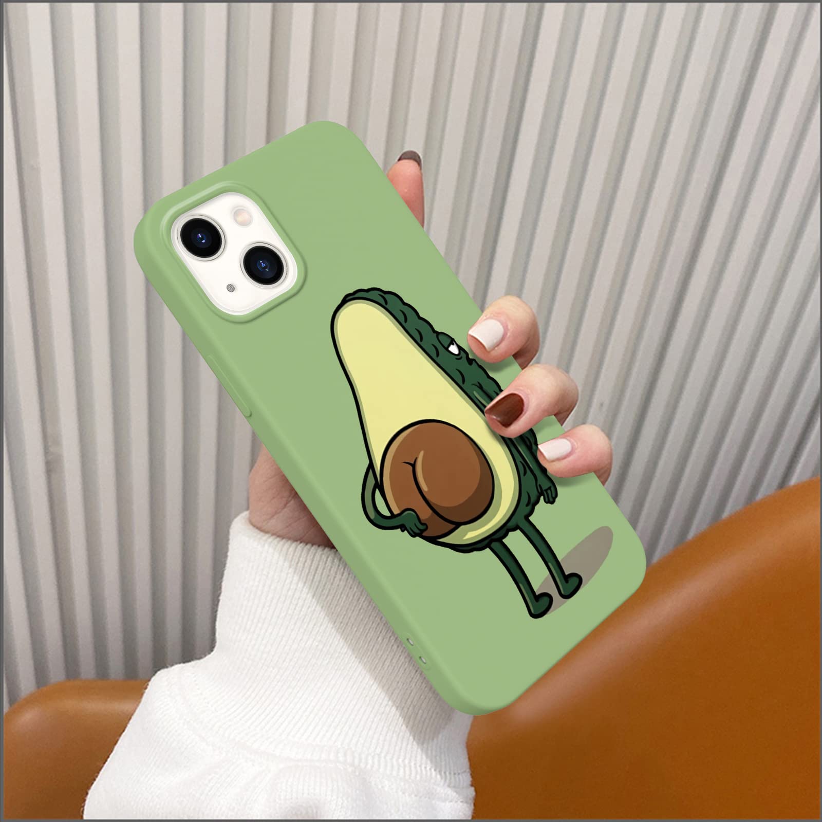 Amazon.com: Idocolors Tickling Avocado Phone Case Compatible with